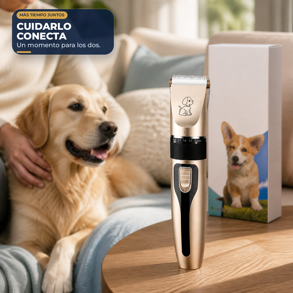 Kit de peluquería para mascotas — momento tranquilo